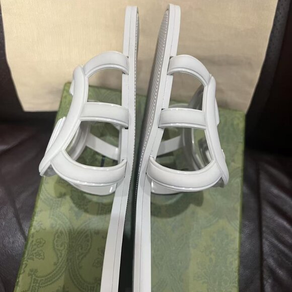 Gucci Women Sandals Slides Rubber .size9 - Picture 4 of 5